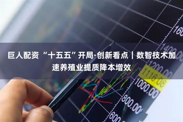 巨人配资 “十五五”开局·创新看点｜数智技术加速养殖业提质降本增效