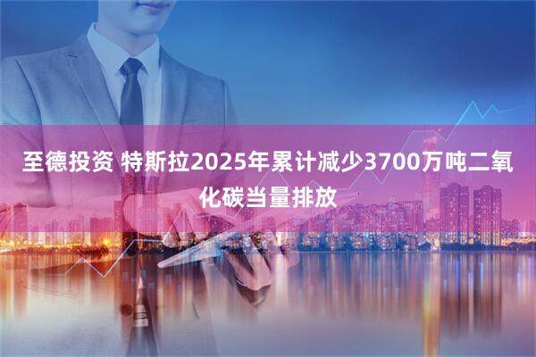 至德投资 特斯拉2025年累计减少3700万吨二氧化碳当量排放
